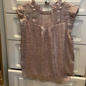 Cute pink floral blouse